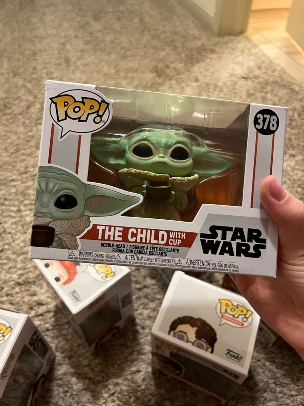 Funko Pop! Star Wars The Child (Grogu) with Cup - Green 378